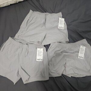 Pace Breaker Linerless Short 5" Large, Seal Grey